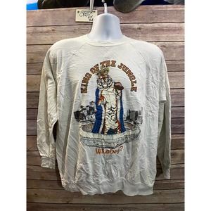 vintage Big Tiger Cincinnati Bengals pullover sweatshirt made in USA size XL